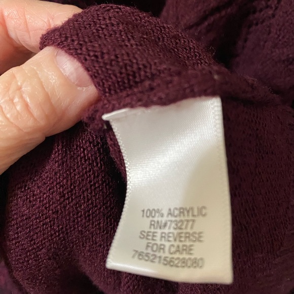 Croft and Barrow Cardigan Sweater with inside top - Picture 9 of 9